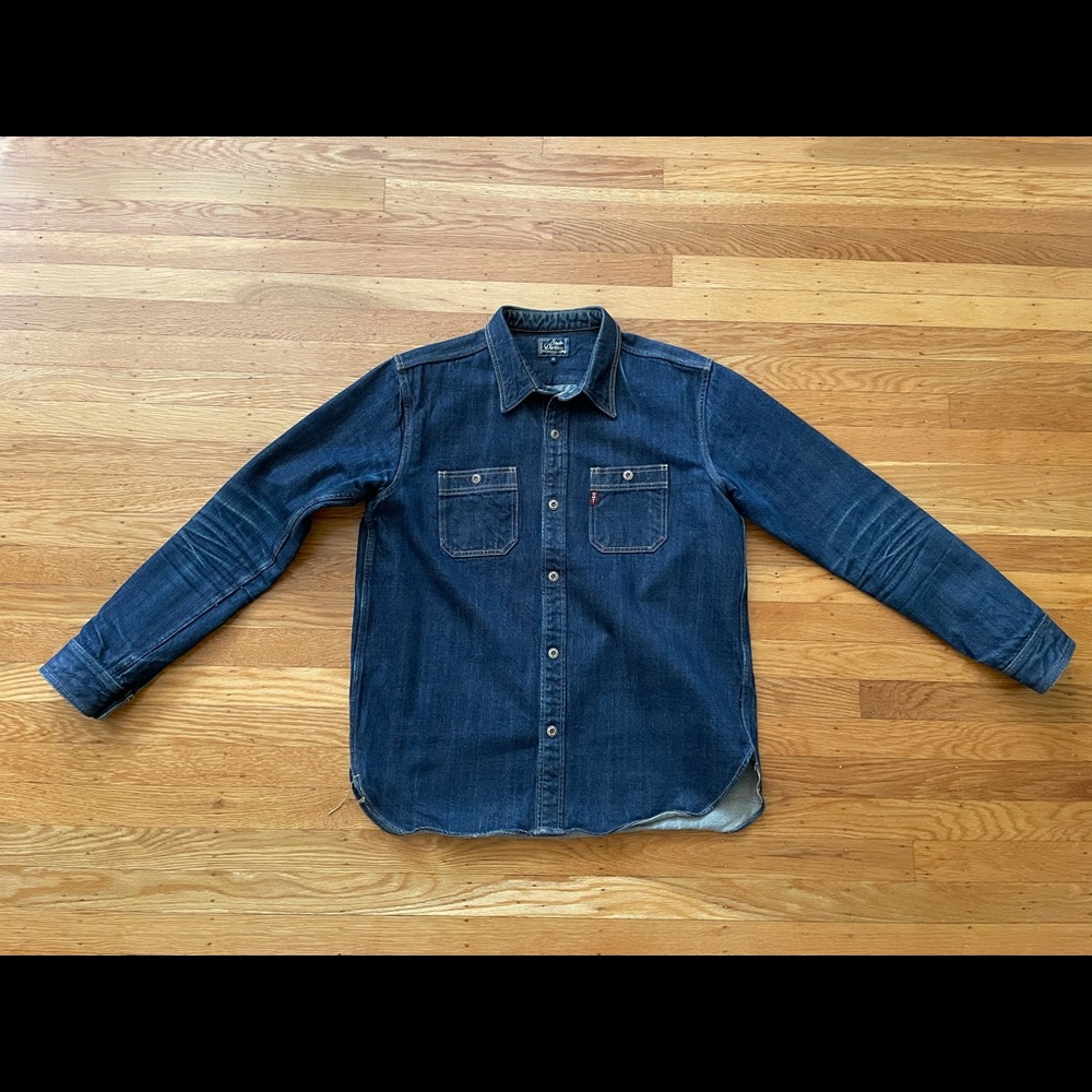 Studio D’artisan Suvin Gold Denim Work shirt